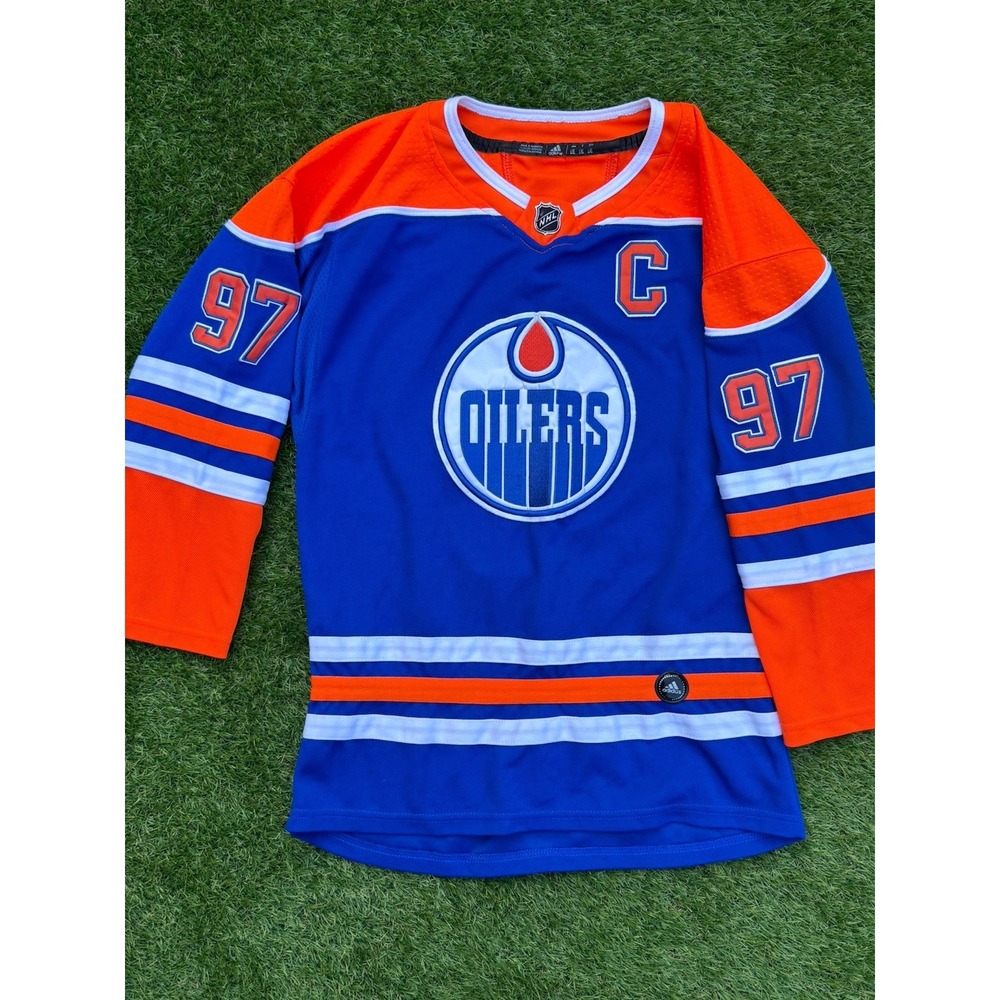 Adidas Edmonton Oilers #97 Connor McDavid Home Jersey Youth  XL Adult Small